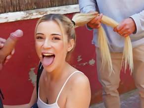 Angelique Lapiedra is sucking cock to get some extra cash